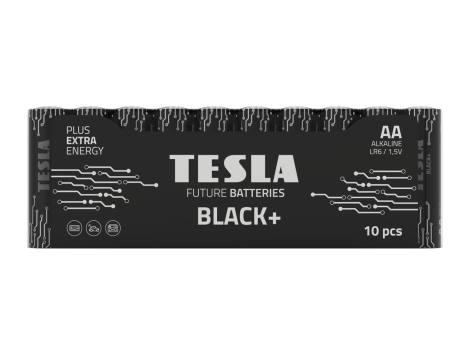 Alkaline battery  LR6 TESLA BLACK+F10