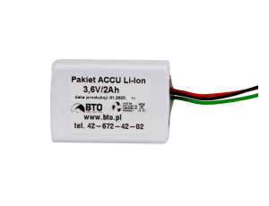 Akumulator Li-ION 103450 3.6V 2.0Ah 1S2P - image 2