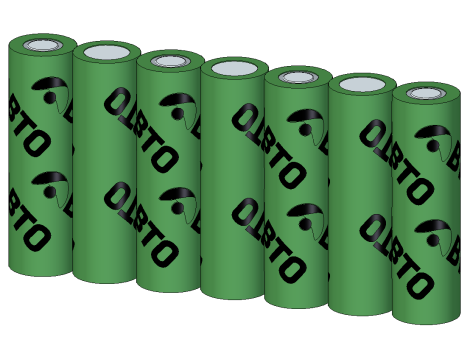Custom battery pack NiMH AA 8.4V 1.8Ah 7S1P - 4
