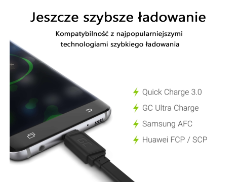 Cable Green Cell USB/ USB-C 25cm - 3