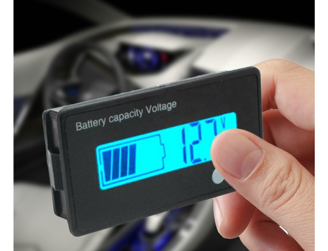 Battery capacity Voltage  LCD 8-70V - 5