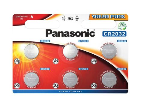 Bateria litowa Panasonic CR2032 B6