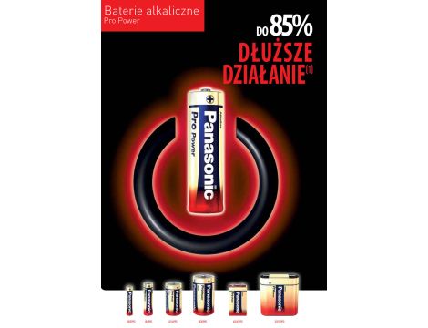 Alkaline battery 6LR61 PANASONIC Pro Power - 3