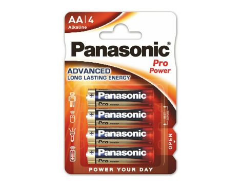 Alkaline battery LR6 PANASONIC Pro Power B4.