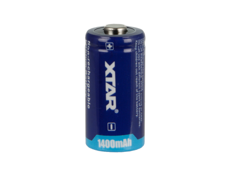 Lithium battery CR123A 3V 1400mAh XTAR