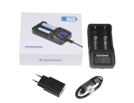 Charger Keeppower L2 PLUS LCD for 26650/18650/18350/14500 cell - 7