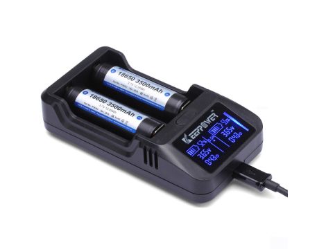 Charger Keeppower L2 PLUS LCD for 26650/18650/18350/14500 cell - 8