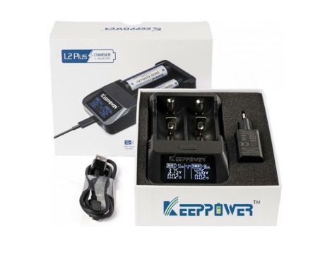 Charger Keeppower L2 PLUS LCD for 26650/18650/18350/14500 cell - 5