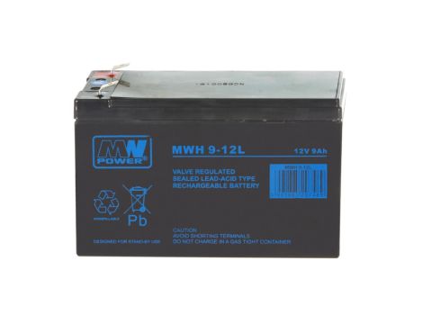 AGM battery 12V/9Ah MWH T2