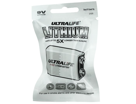 Lithium battery 9V ULTRALIFE U9VL-JPFP - 2
