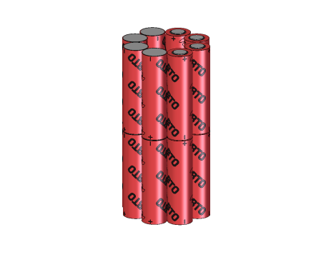 Battery pack Li-ion 18650 14.8V 13.6Ah 4S4P - 4