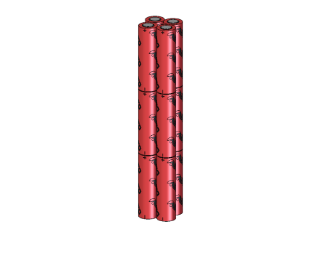 Battery pack Li-Ion 11.1V 13.6Ah 3S4P - 4