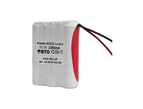 Battery pack Li-Ion 18650 11.1V 2.1Ah 3S1P