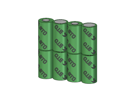 Custom battery packs NiCD SC 9.6V 1.9Ah 8S1P - SERVICE - 2
