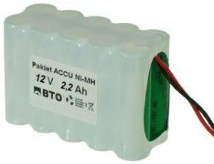 Custom battery packs NiMH AA 12V 2.2Ah 10S1P