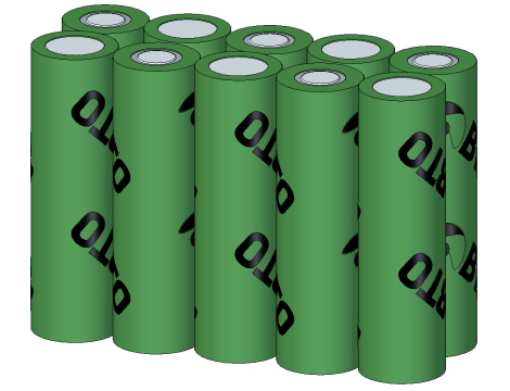 Custom battery packs NiMH AA 12V 2.2Ah 10S1P - 2