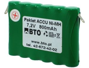 Battery pack NiMH AAA 7.2V 0.8Ah 6S1P - SERVICE - image 2