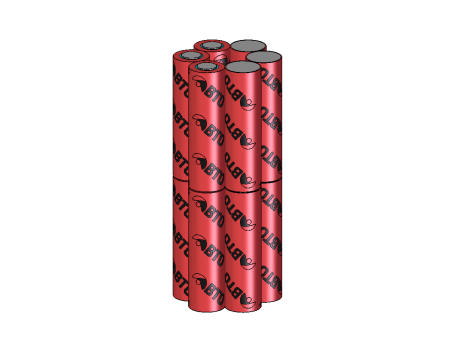 Battery pack Li-ion 18650 14.8V 10.2Ah 4S3P - 2