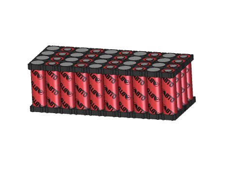 Custom battery pack Li-ion 18650 36V 10Ah 10S4P - 4