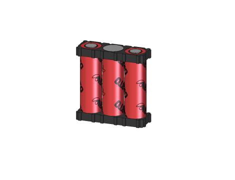 Battery pack Li-Ion 18650 11.1V 3.5Ah 3S1P - 4