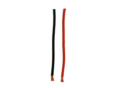Silicon wire 6,0 qmm black/red