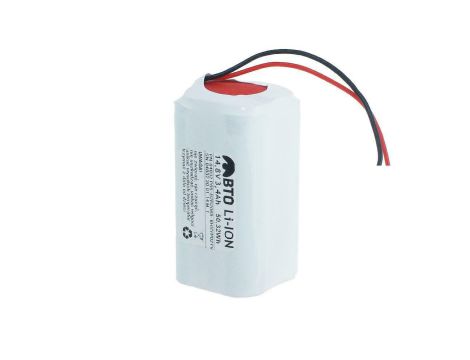 Battery pack Li-ion 18650 14.8V 3.4Ah
