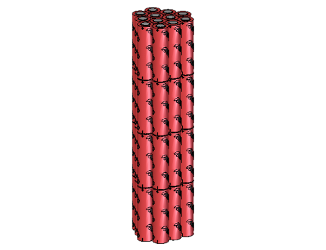 Battery pack Li-ion 18650 14.8V 40.8Ah 4S12P - 3