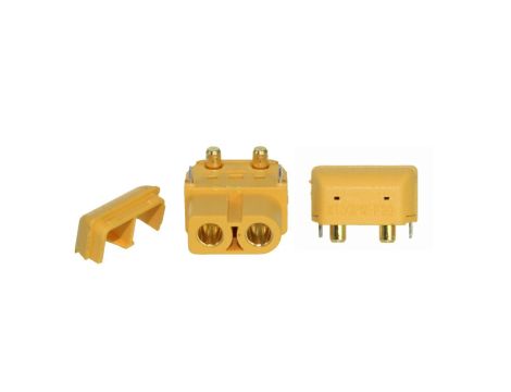 Amass XT60PW-F female connector 45/60A for PCB with cover - 5