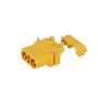 Amass XT60PW-F female connector 45/60A for PCB with cover - 2
