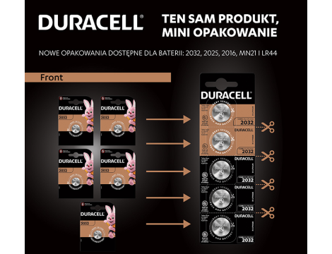Duracell CR2032 B1 lithium battery - 2
