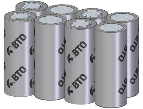 Battery pack 4S2P LiFePO4  13,2V 5,0Ah - 3