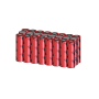 Battery pack Li-Ion 18650 11.1V 24.8Ah 3S8P/S - 3