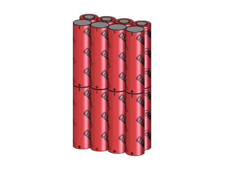 Battery pack Li-ION 18650 14.8V 14Ah 4S4P - 3