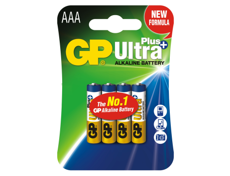 Alkaline battery LR03 GP ULTRA Plus B4