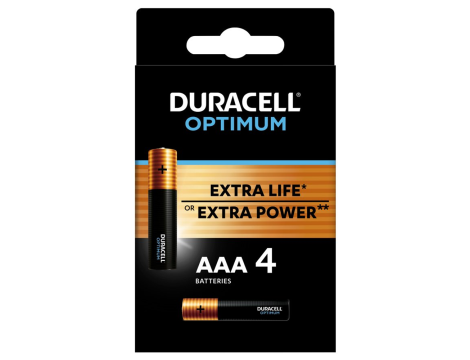 Bateria alk. LR03 DURACELL OPTIMUM B4 - 2