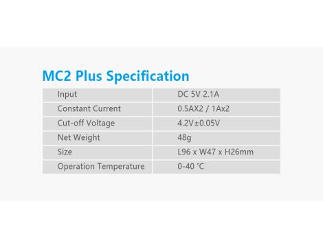 Ładowarka XTAR MC2 PLUS 10440/21700 - 13