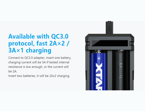 Charger XTAR SC2 for 18650/21700 - 11