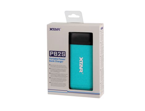 Portable Power Bank Charger XTAR PB2S BLUE 18650/21700 - 5