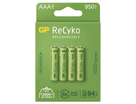 Rechargeable battery R03 1000 Series GP ReCyko 1,2V NiMH