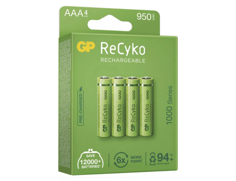 Rechargeable battery R03 1000 Series GP ReCyko 1,2V NiMH - 3