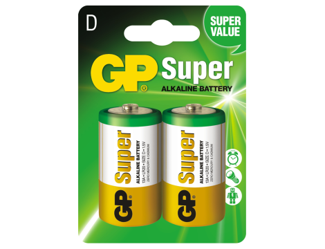 Alkaline battery D/LR20 GP SUPER B2