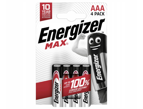 Alkaline battery LR03 ENERGIZER MAX B4 1.5V.