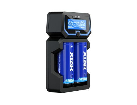 Fast-charging  XTAR X2 NEW 18650/26650 - 2