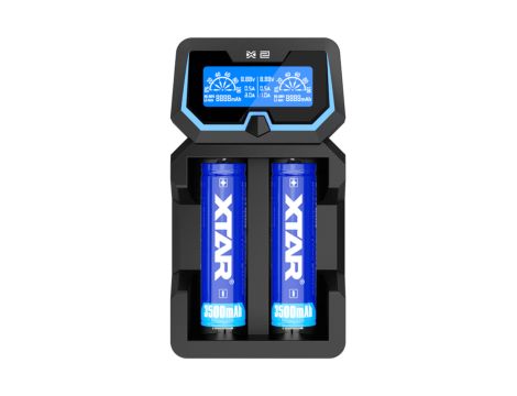 Fast-charging  XTAR X2 NEW 18650/26650 - 14