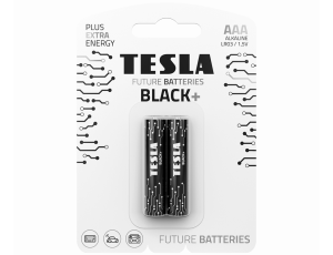 Alkaline battery  LR03 TESLA BLACK+B2