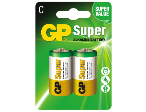 Battery Alkaline LR14 GP SUPER B2 1,5V