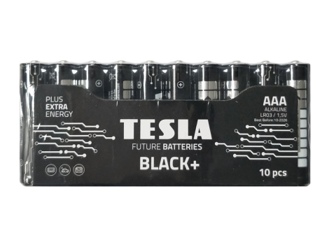 Alkaline battery  LR03 TESLA BLACK+F10