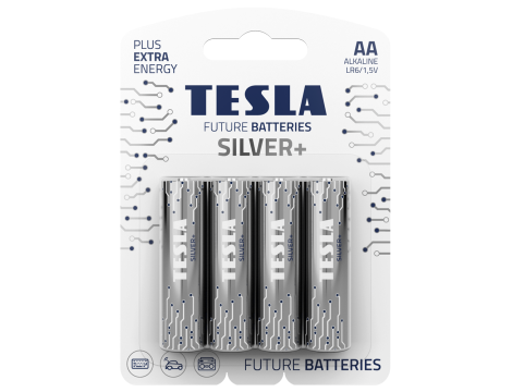 Bateria alk. LR6 TESLA SILVER+ B4 1,5V