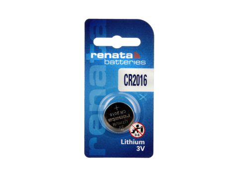 Lithium battery CR2016 MFR 3V 90mAh RENATA