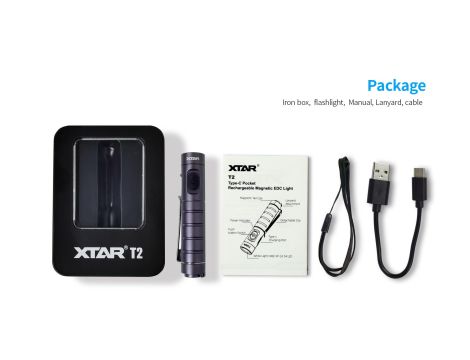 XTAR T2 Pocket Flashlight EDC - 20